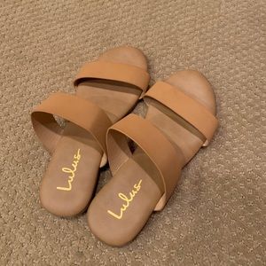 Lulus brown sandals